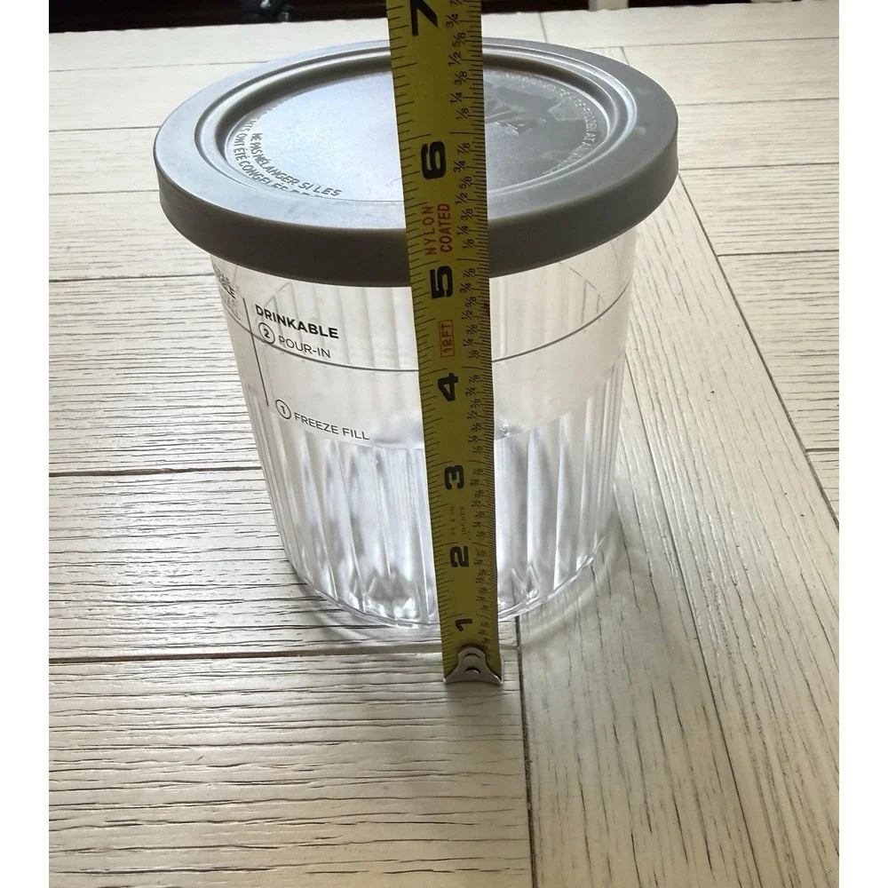 Replacement Ninja CREAMI Deluxe Pint and Lid W/ Gray Lid 24oz NC500 NC501 Series